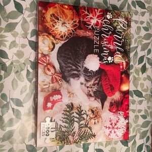 Cat Christmas puzzle